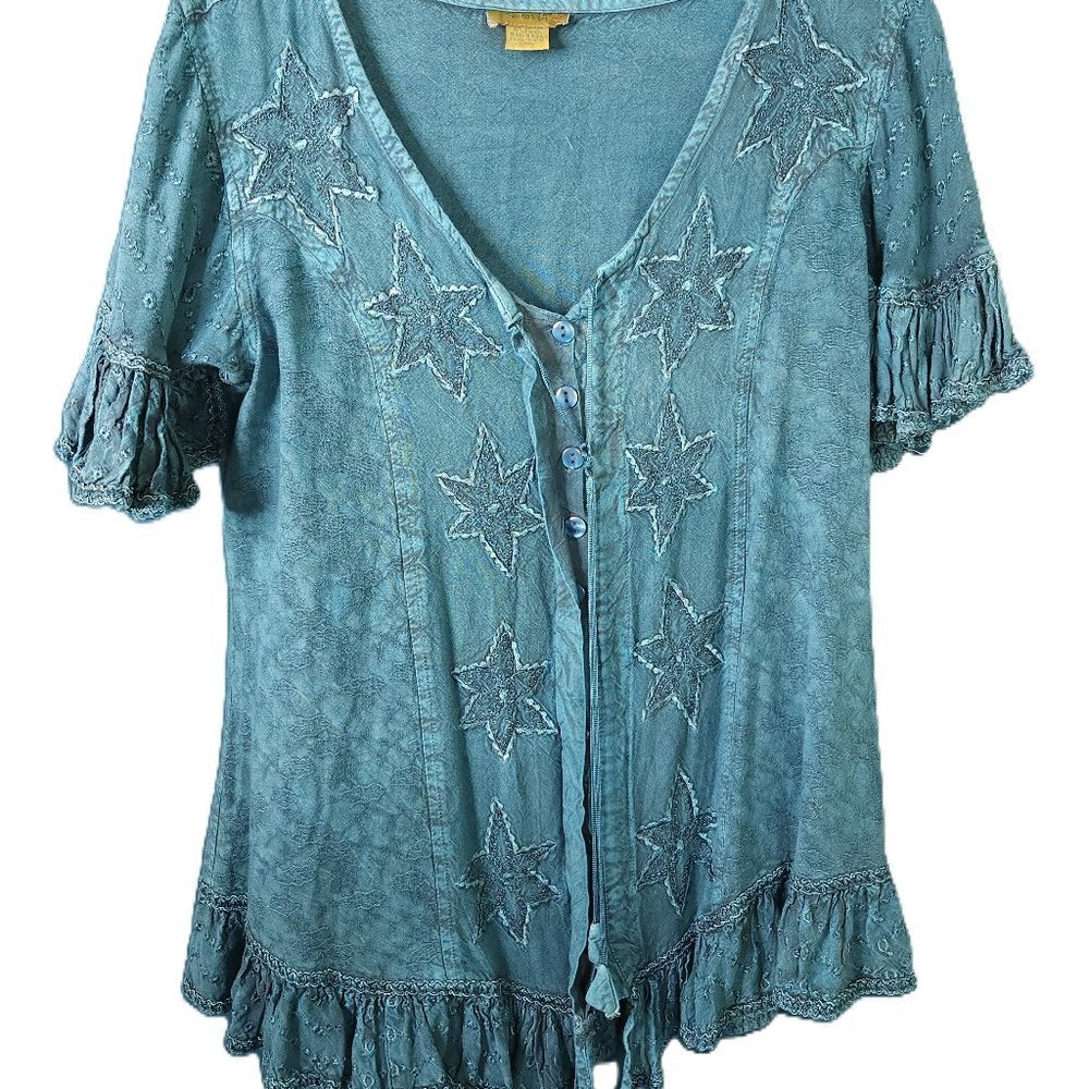 Sakkas Women's Blue Blouse